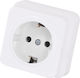 Redled Single Externă Πρίζα Ρεύματος Albă 1buc