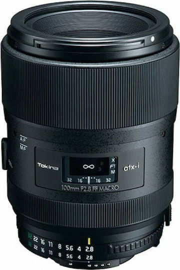 Tokina Cadru complet Obiectiv Foto atx-i 100mm f/2.8 FF Teleobiectiv / Macro pentru Montura Nikon F Black