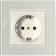 V-TAC Single Power Socket White