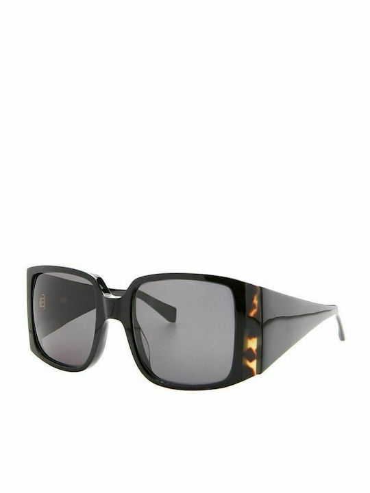 Kaleos Bukater 005 Women's Sunglasses with Black Plastic Frame and Black Lens BUKATER 5