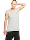 Nike Ανδρική Αθλητική Μπλούζα Αμάνικη Dri-Fit Dark Grey Heather