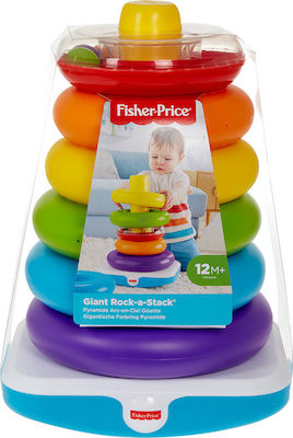 Fisher Price Stacking Toy Giant Rock-a-Stack for 12++ Months