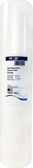 QWaterFilters Countertop and Under Sink Water Filter Replacement made of Polypropylene 20" Big-Blue PP 10 μm
