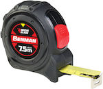 Benman Tape Measure with Auto-Rewind 19mm x 5m