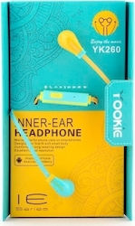 Yookie YK260 In-ear Handsfree με Βύσμα 3.5mm Κί...