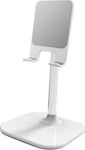 B026 Desk Stand for Mobile Phone in White Colour