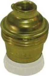 Panafan 15-00108 E14 Χρυσό με Δαχτυλίδι Πορσελάνης