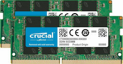 Crucial 8GB DDR4 RAM με 2 Modules (2x4GB) και Ταχύτητα 2666 για Laptop