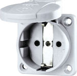 Single Power Socket White