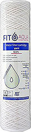 Fit Aqua Ersatz-Wasserfilter Zentrales Wasserfiltersystem aus Polypropylen 10" PP 10" 10 μm (Mikrometer)