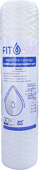 Fit Aqua Water Filter Replacement Central Water Filtration System 10" PP 10" 2in1 5 μm