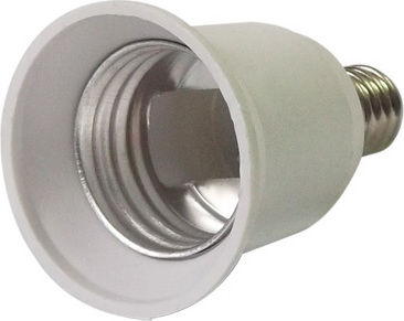Socket Adapter from E27 to E14 in White color Set 1pcs 23000FGK50WH