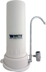 Watts CounterTop Συσκευή Φίλτρου Νερού Μονή Άνω Πάγκου