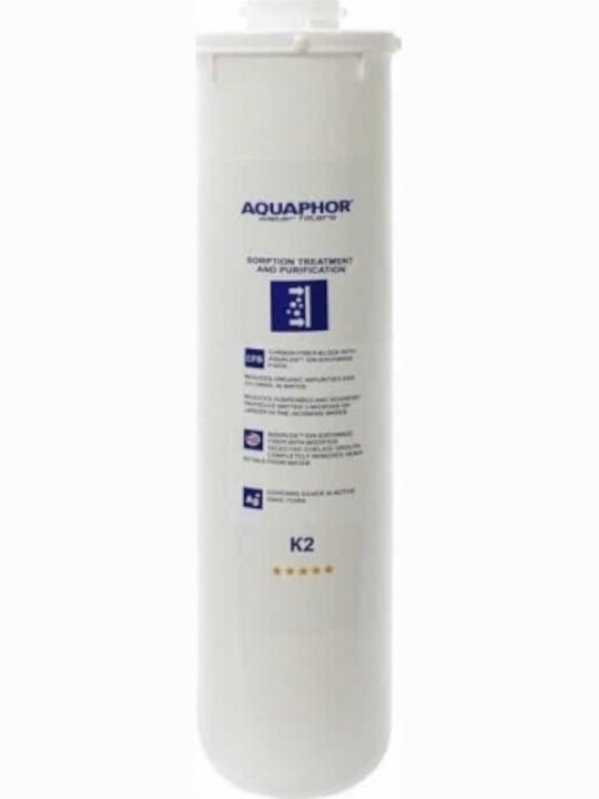 Aquaphor Countertop and Under Sink Water Filter Replacement made of Activated Carbon 10" K2 3 μm