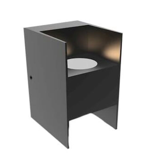 Geyer Стенен Външен Плафон LED IP54 6W с Топло бяло Светлина 76x9x12εκ.