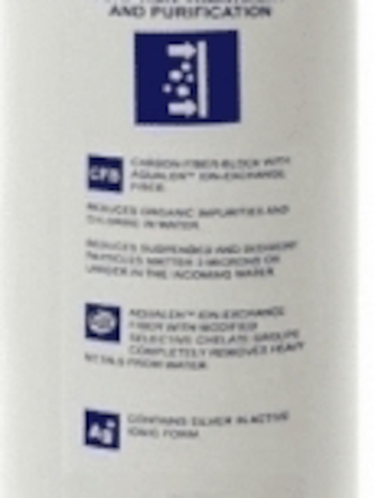 Aquaphor Резервен филтър за вода за плот и под плот от активен въглен 10" K7B 0.8 микрон