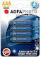 AgfaPhoto Baterii Alcaline AA 1.5V 4buc