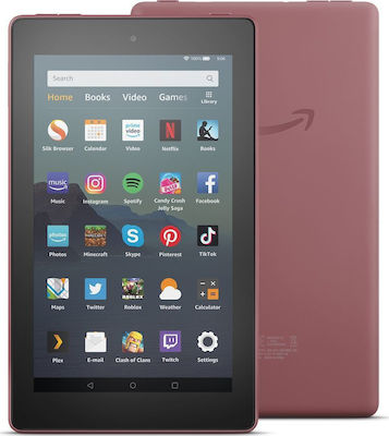 Amazon Fire 7 7" Tablet με WiFi (1GB/16GB) Plum