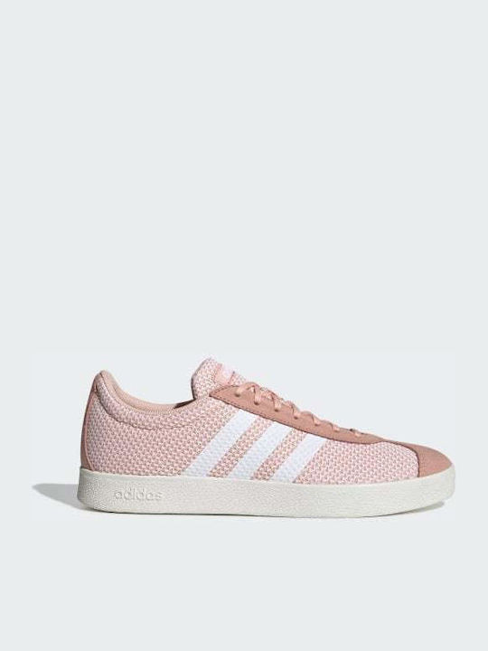 Adidas VL Court 2.0 Γυναικεία Sneakers Glow Pink / Cloud White