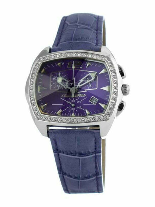Chronotech Ρολόι Μπαταρίας με Δερμάτινο Λουράκι Chronotech Ρολόι Μπαταρίας με Δερμάτινο Λουράκι