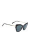 Blumarine Women's Sunglasses with Black Frame and Black Lens SBM746 0700