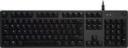 Logitech G512 Tastatură Mecanică de Gaming cu GX Brown întrerupătoare și iluminare RGB Negru