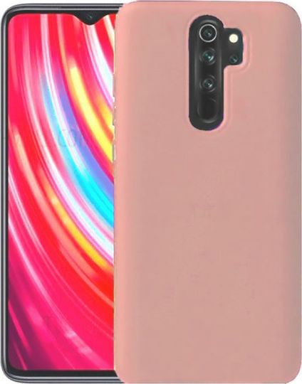 Soft Touch Back Cover Σιλικόνης Ροζ (Redmi Note 8 Pro)