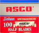 Asco Super Stainless Half Pack Lame de schimb 100buc
