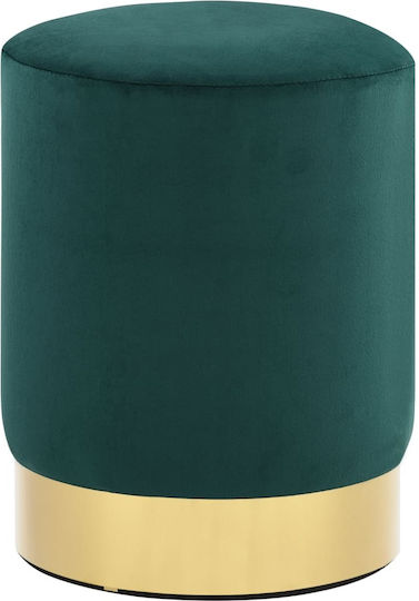 Табуретка Дневна стая Облечено с кадифе Green / Gold 26.5x26.5x38бр