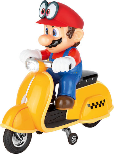 Carrera Super Mario Odyssey Scooter Τηλεκατευθυνόμενη Μοτοσυκλέτα Κίτρινο