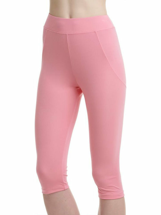 BodyTalk 1201-903016 Women's Capri Legging High Waisted Pink