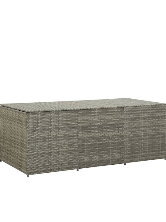 vidaXL Outdoor Storage Box Gray L180xW90xH75cm