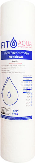 Fit Aqua Ersatz-Wasserfilter Zentrales Wasserfiltersystem aus Polypropylen 10" PP 10" 10 μm (Mikrometer)