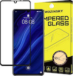 Wozinsky Full Glue 5D Tempered Glass Μαύρο (Huawei P30)