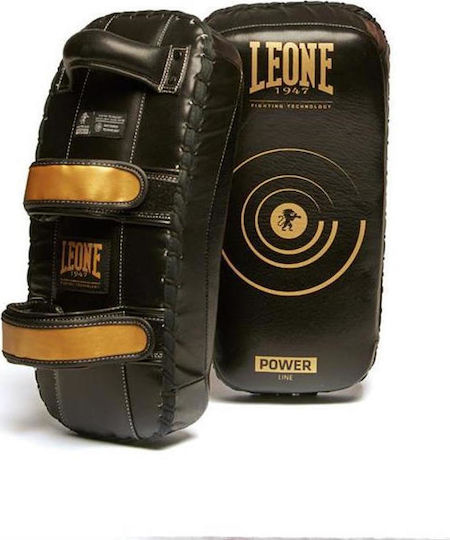 Leone Power Line Thai Pads PAO Pads Πολεμικών Τεχνών 2τμχ Μαύρα