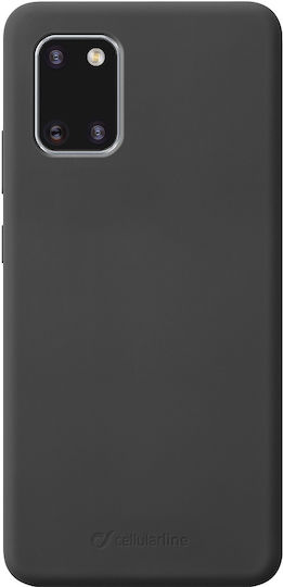 Cellular Line Sensation Back Cover Silicone Black (Galaxy S10 Lite)