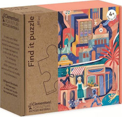 Puzzle pentru Copii Find It Sweetest City pentru 3++ Ani 60buc Clementoni