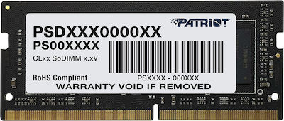 Patriot Signature 16GB DDR4 RAM mit Geschwindigkeit 2666 für Laptop