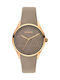 Breeze Playdate Watch with Brown Leather Strap