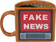 Fake News Ceramic Cup Brown 350ml