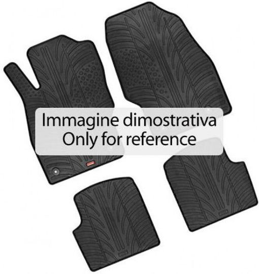 Lampa Set of Front and Rear Mats 4pcs Tray Type for Volvo XC 90 2015 Black