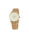 Devota & Lomba Watch with Pink Gold Metal Bracelet DL012W-03