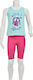 Trax Kids Set with Leggings Summer 2pcs Turquoise