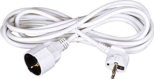 VK Lighting Extension Cable Cord 3 x 1.5mm²/5m White