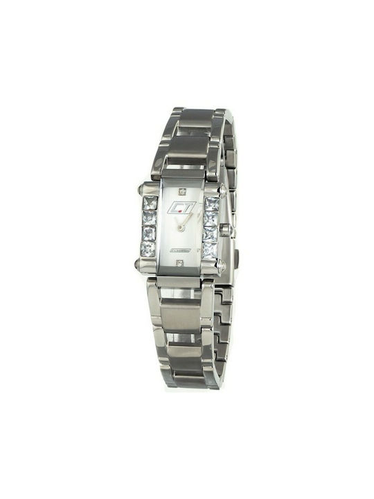 Chronotech Uhr mit Silber Metallarmband CC7040LS-06M