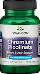 Swanson Chromium Picolinate 200mg 100 Mützen