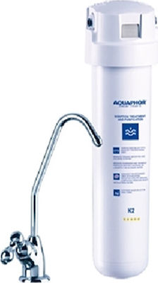 Aquaphor Crystal Solo K2 Wasserfiltrationssystem Unter der Spüle mit Wasserhahn & Ersatzfilter 11404