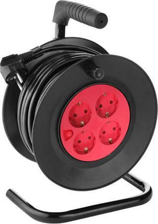 Horoz Electric Extension Reel Cord 3 x 1.5mm²/15m Black