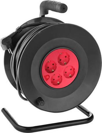 Horoz Electric Extension Reel Cord 3 x 1.5mm²/50m Black
