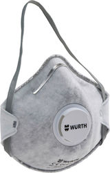 Wurth Half Face Safety Mask With Activated Carbon Filters 0899110504 Wurth Half Face Safety Mask With Activated Carbon Filters 0899110504